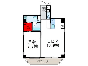 間取図 B-PROUD天満橋