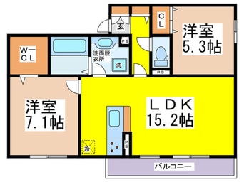 間取図 シャトーリーブル
