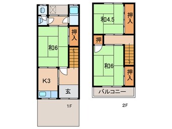 間取図 小野様借家