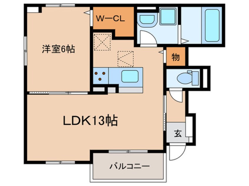 間取図 ソレアード