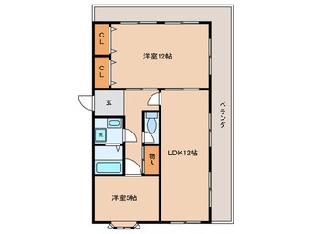 間取図 峰塚マンション