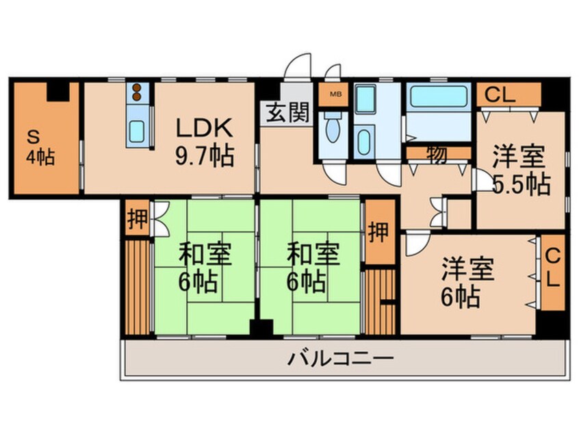 間取図 エテルノポッソ