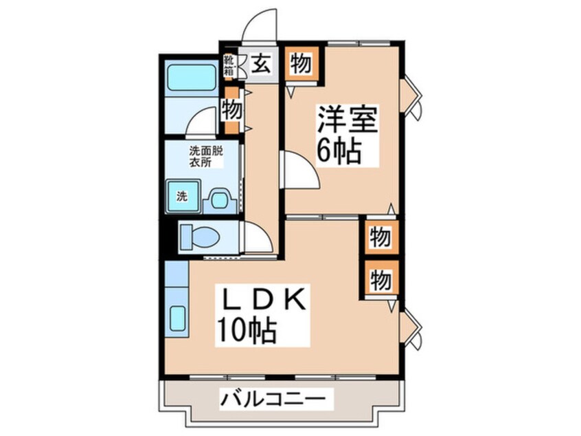 間取図 サンパティ－ク