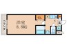 カサコモ－ダ東野 1Kの間取り