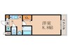 カサコモ－ダ東野 1Kの間取り