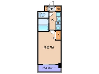 間取図 エスリ－ド新梅田(514)