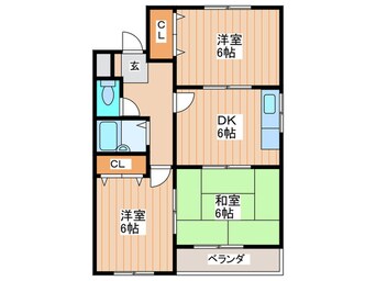 間取図 プレアール寝屋川秦町