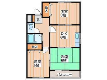 間取図 プレアール寝屋川秦町