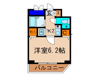 間取図 プレサンス京都駅前（６０１）