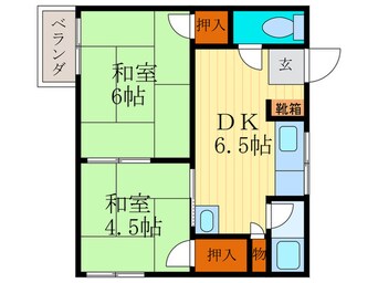 間取図 コーポ弘野