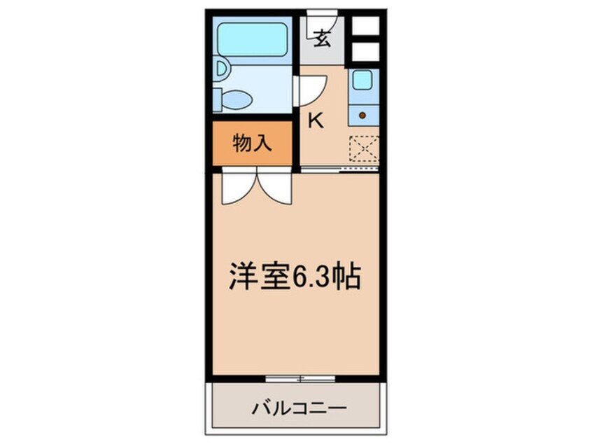 間取図 シャロ－ム中村