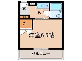 間取図 シャロ－ム中村