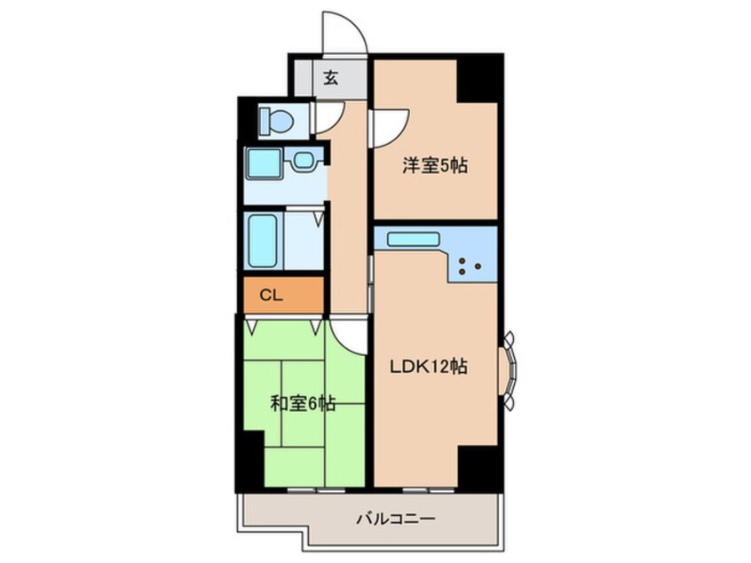 間取図 メゾンドシュクレ