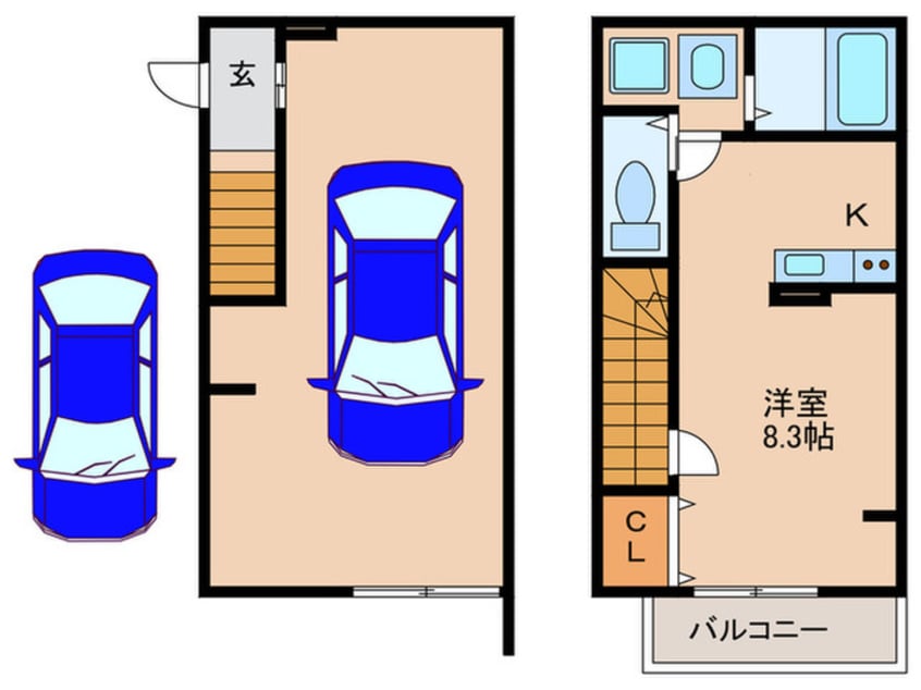 間取図 あんしん+VieM高鷲13-1022