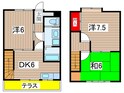 上田アパ－トの間取図