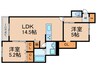 仮)尼崎市瓦宮2丁目新築 2LDKの間取り