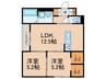 仮)尼崎市瓦宮2丁目新築 2LDKの間取り