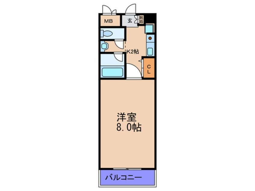 間取図 ロイヤル御幣島