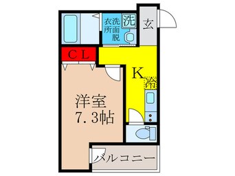 間取図 フジパレス吹田正雀