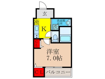 間取図 フジパレス吹田正雀