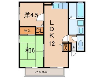 間取図 仁川パ－クハイム