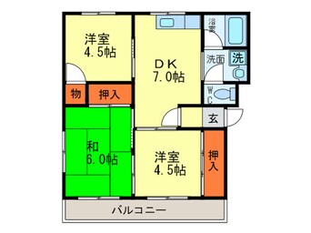 間取図 リバーコート