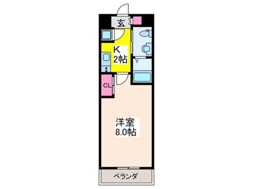 間取図 ﾃﾞｨﾅｽﾃｨ東大阪ｾﾝﾀｰﾌｨｰﾙﾄﾞ