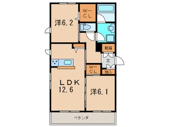 間取図 グリーンフォレスト西宮9