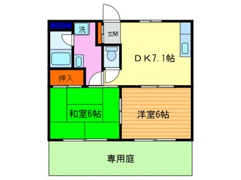 間取図 上阿達谷口マンション