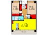 Ｌｓレジデンス吹田 2LDKの間取り