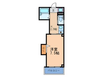 間取図 キオズ梅田ウエスト