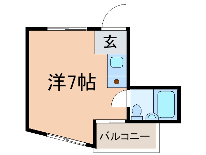 間取図 ハイツアルペン 伊丹
