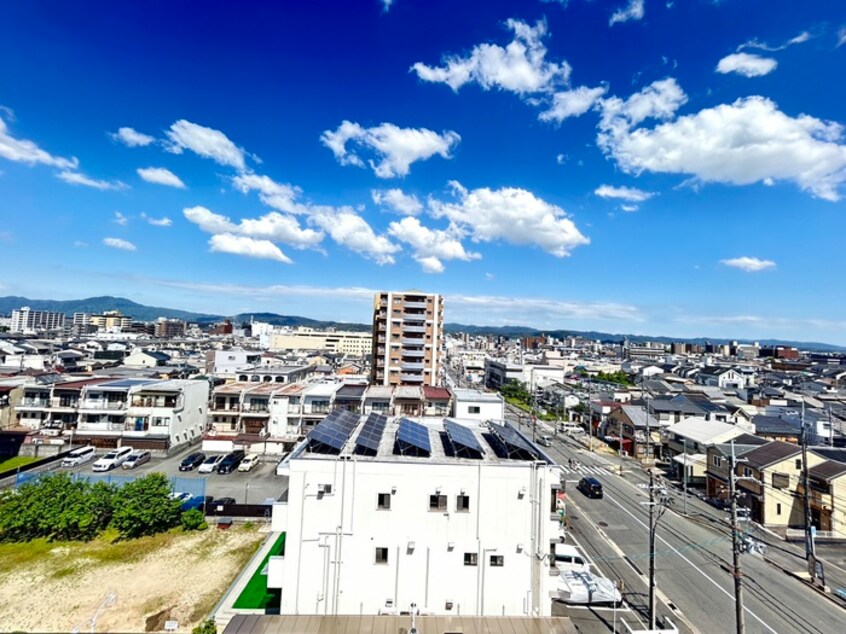 室内からの展望 ヴァンヴェルデ西京極