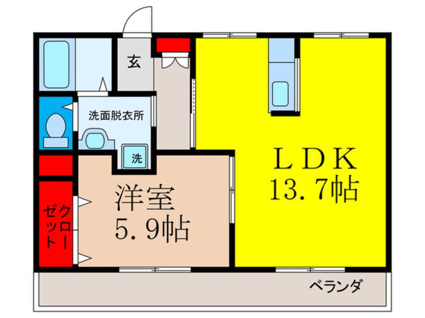 間取図 アポロマンション