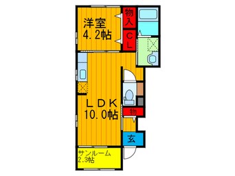 間取図 サンシャインフジⅢ