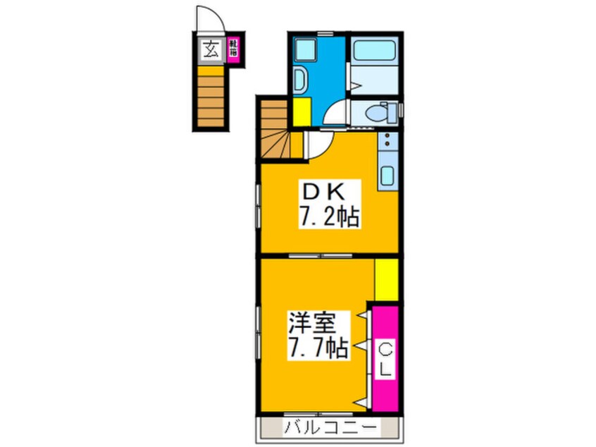 間取図 あんしん+六条通