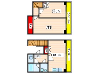 間取図 ドーリア花園