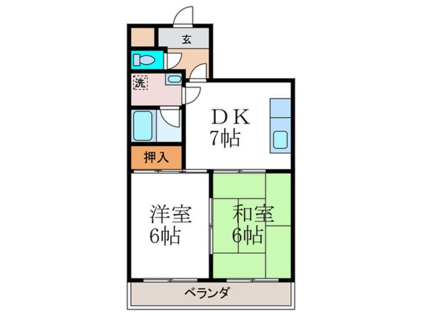 間取図 ノアコート森田