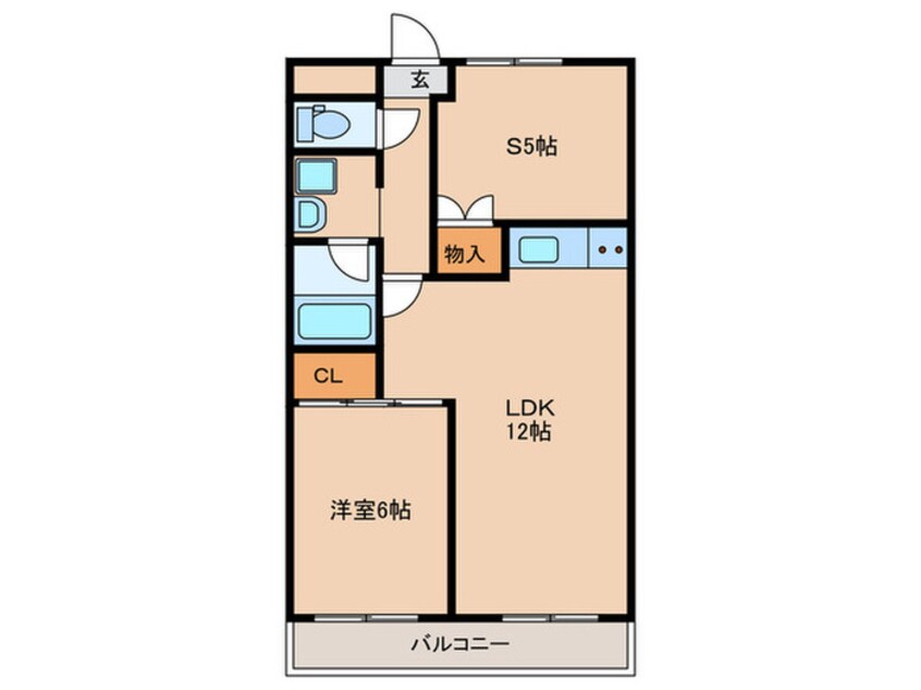 間取図 フラワー1番館