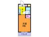 エクセレント忍ヶ丘 1Kの間取り