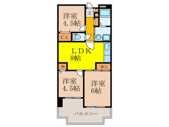 間取図 友井グレイス