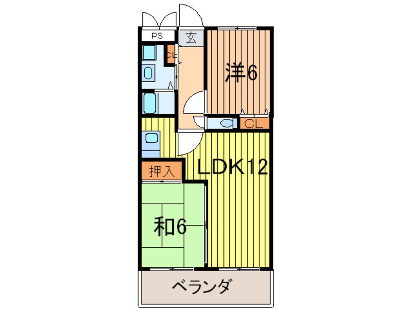 間取図 友井グレイス