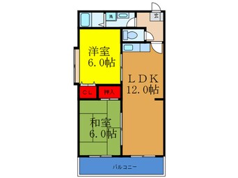 間取図 シャンクレール豊新