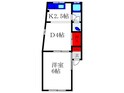 千里川マンションの間取図