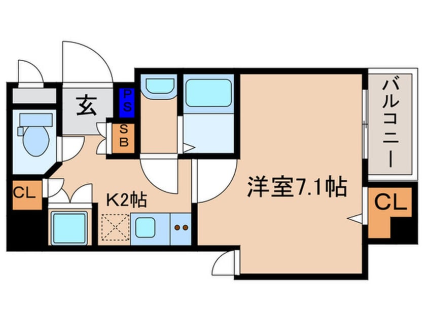 間取図 アドバンス京都デタンデュ