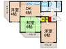 ハイツＪＩＲＯＢＥＥ 3DKの間取り