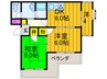ハイツＪＩＲＯＢＥＥ 3DKの間取り