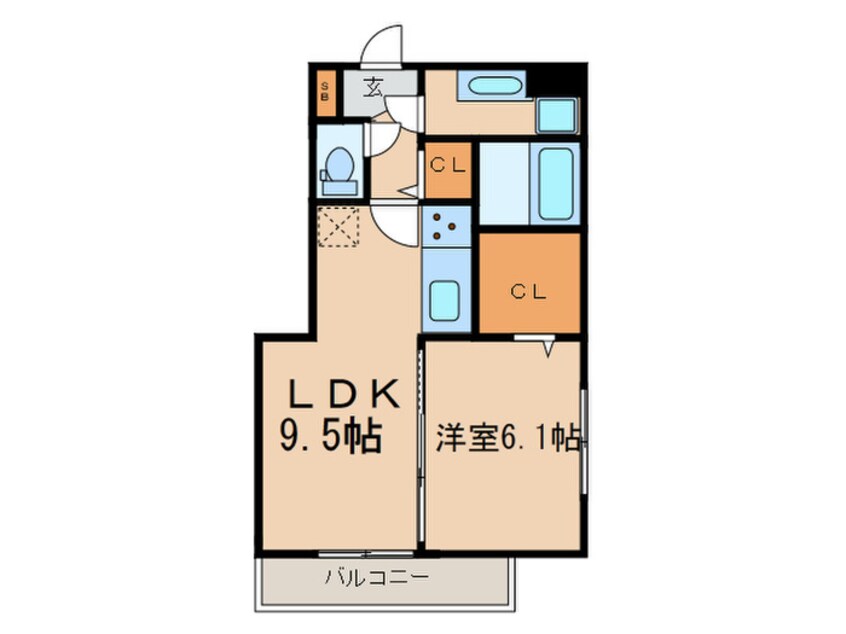 間取図 アイル宇治大久保