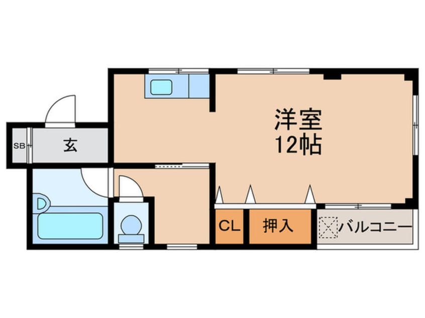 間取図 ビューハイツ山下
