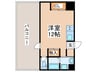 JJ COURT波除Ⅲ 1Rの間取り
